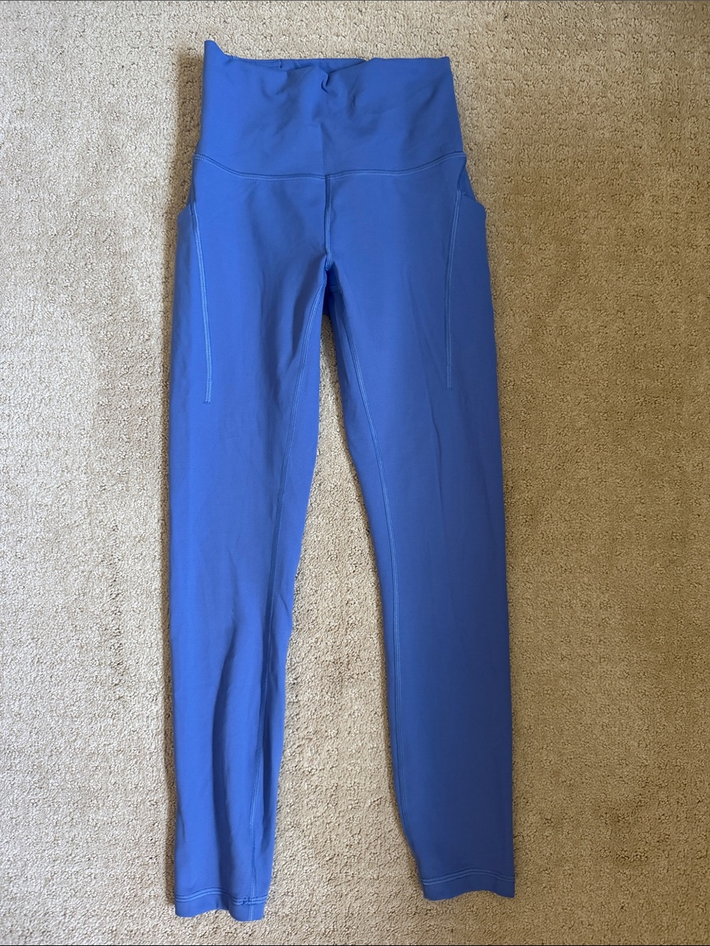 Lululemon High-Waist Blue Leggings Size 4